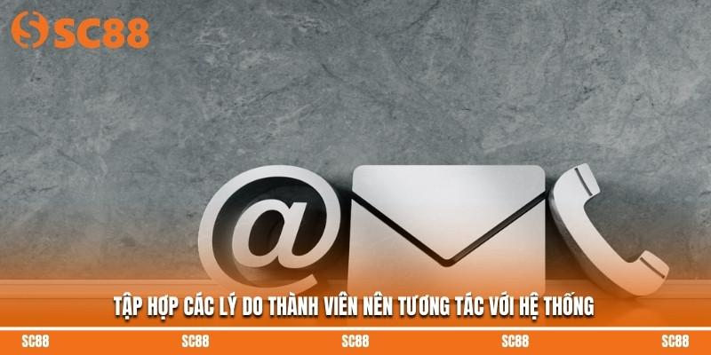 Tập hợp các lý do thành viên nên tương tác với hệ thống